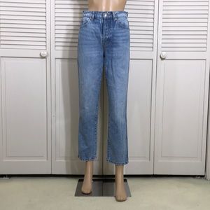 Revice Cropped Straight Leg Button Fly Jeans Size 27